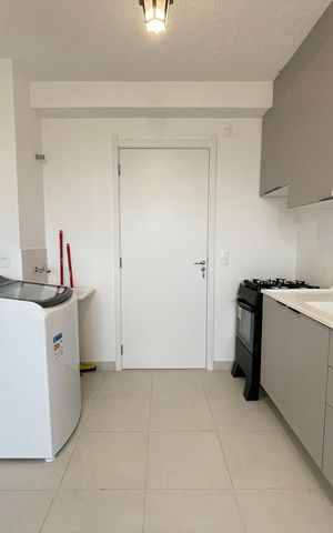 Apartamento à venda com 32m², 2 quartos e sem vaga Apartamento à venda com 32m², 2 quartos e sem vagaCozinha e Área de Serviço
