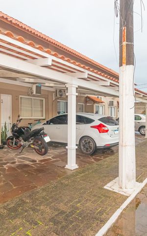 Casa de condomínio à venda com 60m², 2 quartos e 2 vagas Casa de condomínio à venda com 60m², 2 quartos e 2 vagasFachada
