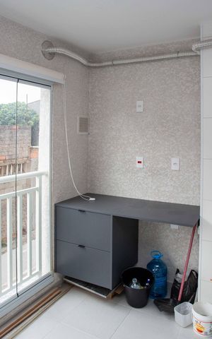 Apartamento para alugar com 44m², 2 quartos e 1 vagaVaranda/Area de Serviço