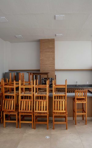 Apartamento para alugar com 44m², 2 quartos e 1 vagaChurrasqueira