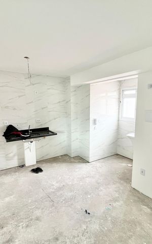 Apartamento à venda com 36m², 2 quartos e sem vaga Apartamento à venda com 36m², 2 quartos e sem vagaSala/Cozinha