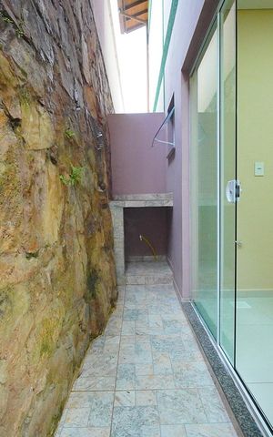 Casa para alugar com 90m², 2 quartos e 1 vagaÁrea Externa