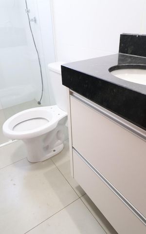 Apartamento para alugar com 80m², 2 quartos e 1 vagaBanheiro Social