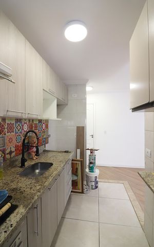 Apartamento para alugar com 59m², 2 quartos e 1 vagaCozinha e Área de Serviço