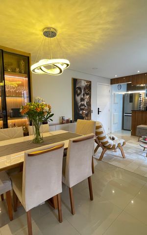 Apartamento à venda com 87m², 2 quartos e 2 vagas Apartamento à venda com 87m², 2 quartos e 2 vagasSala