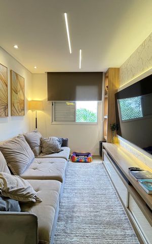 Apartamento à venda com 87m², 2 quartos e 2 vagas Apartamento à venda com 87m², 2 quartos e 2 vagasSala