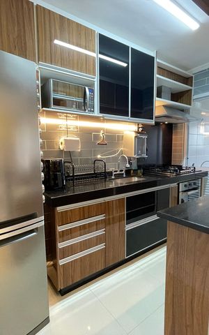 Apartamento à venda com 87m², 2 quartos e 2 vagas Apartamento à venda com 87m², 2 quartos e 2 vagasCozinha