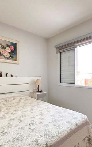Apartamento à venda com 54m², 2 quartos e 2 vagasQuarto 2
