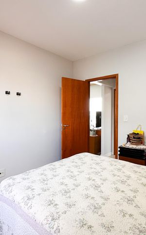 Apartamento à venda com 54m², 2 quartos e 2 vagasQuarto 2