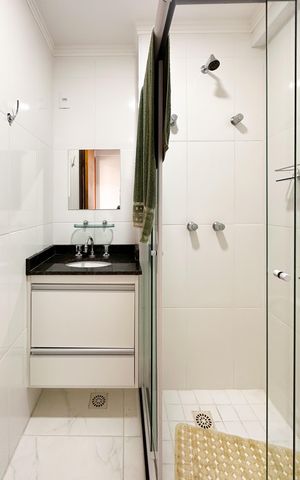 Apartamento à venda com 54m², 2 quartos e 2 vagasBanheiro Social