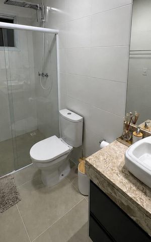 Apartamento para alugar com 97m², 3 quartos e 2 vagas Apartamento para alugar com 97m², 3 quartos e 2 vagasBanheiro