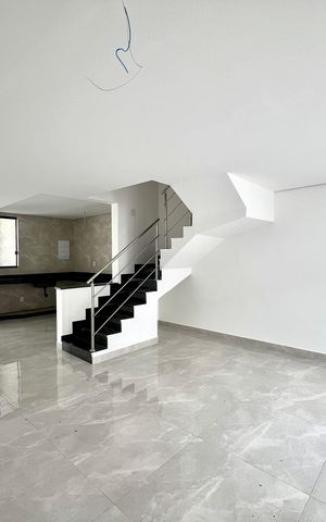 Casa à venda com 160m², 3 quartos e 2 vagas Casa à venda com 160m², 3 quartos e 2 vagasSala
