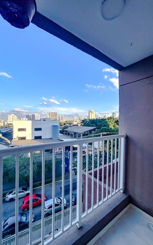 Apartamento à venda com 45m², 2 quartos e 1 vagaVaranda