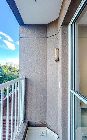 Apartamento à venda com 45m², 2 quartos e 1 vagaVaranda