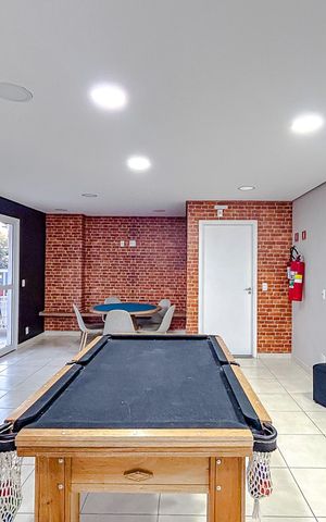 Apartamento à venda com 45m², 2 quartos e 1 vagaSalão de jogos