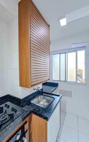 Apartamento à venda com 45m², 2 quartos e 1 vagaCozinha e Área de Serviço