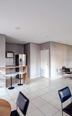Apartamento à venda com 45m², 2 quartos e 1 vagaÁrea comum - Salão de festas