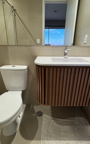 Apartamento à venda com 32m², 1 quarto e 1 vaga Apartamento à venda com 32m², 1 quarto e 1 vagaBanheiro