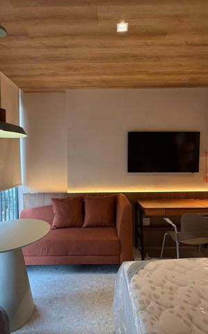 Studio para alugar com 24m², 1 quarto e sem vaga