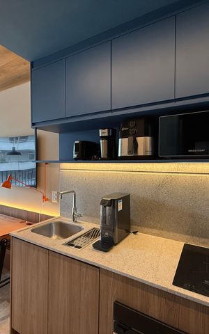 Studio para alugar com 24m², 1 quarto e sem vaga