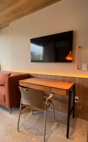 Studio para alugar com 24m², 1 quarto e sem vaga