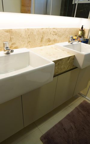 Apartamento à venda com 114m², 3 quartos e 2 vagasBanheiro da Suíte