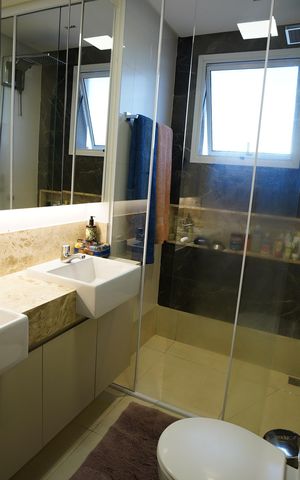 Apartamento à venda com 114m², 3 quartos e 2 vagasBanheiro da Suíte
