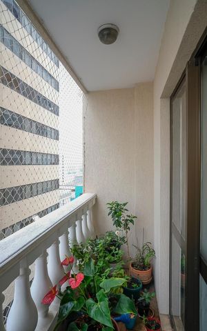 Apartamento à venda com 135m², 4 quartos e 3 vagasVaranda da sala