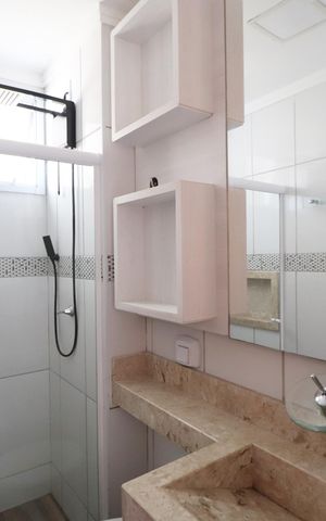 Apartamento para alugar com 65m², 2 quartos e 1 vagaBanheiro Social