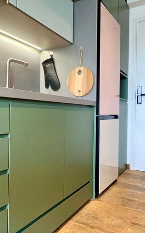 Studio para alugar com 25m², 1 quarto e sem vaga Studio para alugar com 25m², 1 quarto e sem vagaCozinha