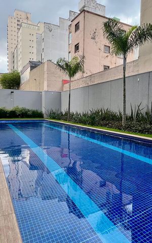 Studio para alugar com 25m², 1 quarto e sem vaga Studio para alugar com 25m², 1 quarto e sem vagaPiscina