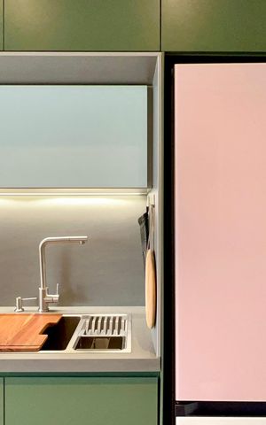 Studio para alugar com 25m², 1 quarto e sem vaga Studio para alugar com 25m², 1 quarto e sem vagaCozinha