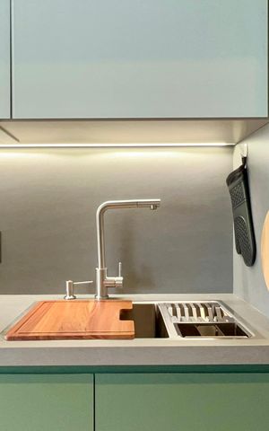 Studio para alugar com 25m², 1 quarto e sem vaga Studio para alugar com 25m², 1 quarto e sem vagaCozinha