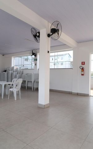 Apartamento para alugar com 45m², 2 quartos e 1 vagaÁrea comum - Salão de festas