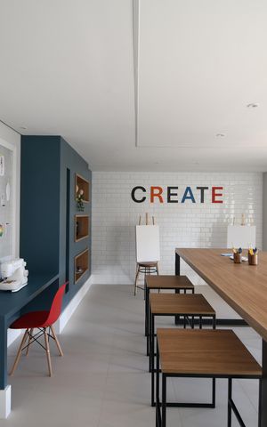 Studio à venda com 57m², 1 quarto e 1 vagaAtelier