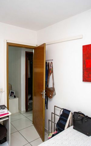 Apartamento à venda com 52m², 2 quartos e 1 vagaQuarto 2