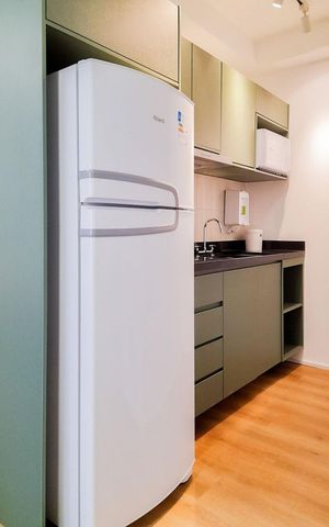 Studio à venda com 33m², 1 quarto e sem vaga Studio à venda com 33m², 1 quarto e sem vagaCozinha