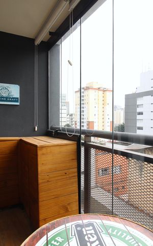 Apartamento à venda com 33m², 1 quarto e 1 vagaVaranda