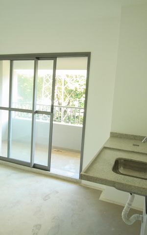 Studio à venda com 26m², 1 quarto e sem vaga