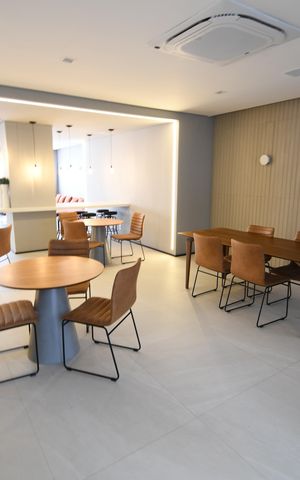 Apartamento à venda com 36m², 1 quarto e 1 vagaÁrea comum - Salão de festas