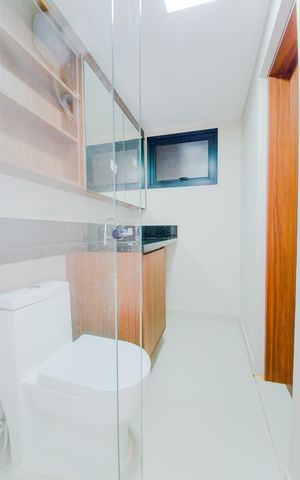 Studio para alugar com 34m², 1 quarto e sem vagaBanheiro