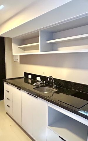 Studio para alugar com 34m², 1 quarto e sem vaga Studio para alugar com 34m², 1 quarto e sem vagaCozinha