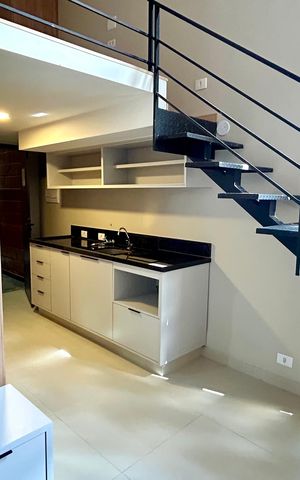 Studio para alugar com 34m², 1 quarto e sem vaga Studio para alugar com 34m², 1 quarto e sem vagaSala