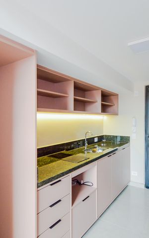 Studio para alugar com 34m², 1 quarto e sem vagaCozinha