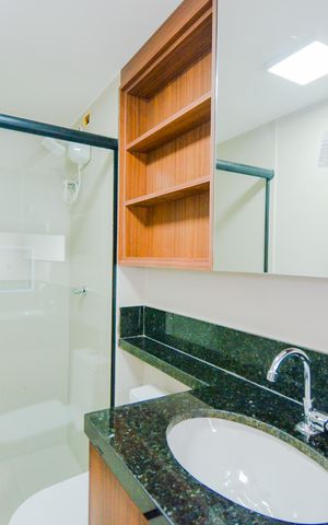 Studio para alugar com 34m², 1 quarto e sem vagaBanheiro
