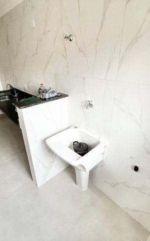 Apartamento à venda com 44m², 2 quartos e 1 vaga Apartamento à venda com 44m², 2 quartos e 1 vagaCozinha e Área de Serviço