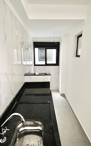 Apartamento à venda com 40m², 2 quartos e sem vaga Apartamento à venda com 40m², 2 quartos e sem vagaCozinha e Área de Serviço