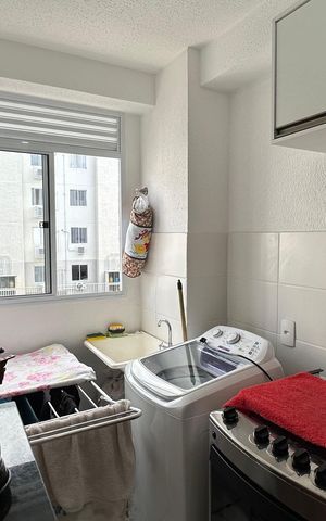 Apartamento para alugar com 46m², 1 quarto e 1 vaga Apartamento para alugar com 46m², 1 quarto e 1 vagaÁrea de Serviço