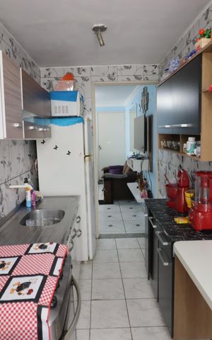 Apartamento à venda com 44m², 2 quartos e 1 vagaCozinha e Área de Serviço