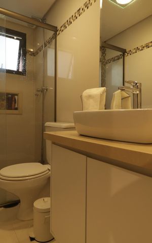 Apartamento à venda com 117m², 3 quartos e 2 vagasBanheiro Social